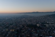 Picture taken with drone of sunrise in the North Zone of Rio de Janeiro - Rio de Janeiro city - Rio de Janeiro state (RJ) - Brazil