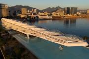 Picture taken with drone of Amanha Museum (Museum of Tomorrow) - Rio de Janeiro city - Rio de Janeiro state (RJ) - Brazil