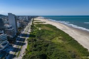 Picture taken with drone of the Brava Beach  - Matinhos city - Parana state (PR) - Brazil