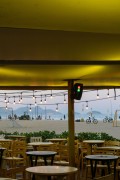 Kiosk on Copacabana Beach with with tables and chairs - Rio de Janeiro city - Rio de Janeiro state (RJ) - Brazil