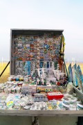 Street vendor selling souvenirs on Copacabana Beach - Post 6 - Rio de Janeiro city - Rio de Janeiro state (RJ) - Brazil