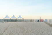 Hoardings installed for event on Copacabana Beach - Rio de Janeiro city - Rio de Janeiro state (RJ) - Brazil