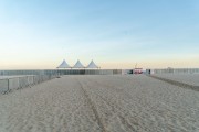 Hoardings installed for event on Copacabana Beach - Rio de Janeiro city - Rio de Janeiro state (RJ) - Brazil