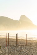 Masts to hang flags on Copacabana Beach - Rio de Janeiro city - Rio de Janeiro state (RJ) - Brazil