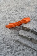 Improvised childrens slide at Diabo Beach - Rio de Janeiro city - Rio de Janeiro state (RJ) - Brazil