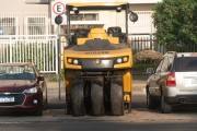 Tire compactors parked on Atlantica Avenue - Rio de Janeiro city - Rio de Janeiro state (RJ) - Brazil