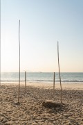 Masts to hang flags on Copacabana Beach - Rio de Janeiro city - Rio de Janeiro state (RJ) - Brazil