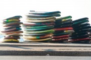 Stand up paddle boards on Post 6 of Copacabana Beach - Rio de Janeiro city - Rio de Janeiro state (RJ) - Brazil