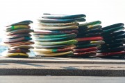 Stand up paddle boards on Post 6 of Copacabana Beach - Rio de Janeiro city - Rio de Janeiro state (RJ) - Brazil