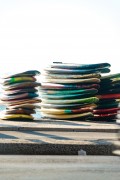 Stand up paddle boards on Post 6 of Copacabana Beach - Rio de Janeiro city - Rio de Janeiro state (RJ) - Brazil