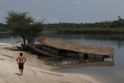 Riverine children from the Jara Community playing in the river - Parintins city - Amazonas state (AM) - Brazil