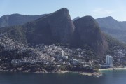 Aerial view of the Morro Dois Irmaos (Two Brothers Mountain) with Vidigal Slum  - Rio de Janeiro city - Rio de Janeiro state (RJ) - Brazil