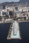 Aerial view of Amanha Museum (Museum of Tomorrow) - Rio de Janeiro city - Rio de Janeiro state (RJ) - Brazil