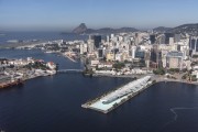 Aerial view of Amanha Museum (Museum of Tomorrow) - Rio de Janeiro city - Rio de Janeiro state (RJ) - Brazil