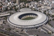 Aerial view of the Journalist Mario Filho Stadium (1950) - also known as Maracana - Rio de Janeiro city - Rio de Janeiro state (RJ) - Brazil