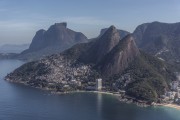 Aerial view of the Vidigal Beach with the Sheraton Rio Hotel & Resort - Rio de Janeiro city - Rio de Janeiro state (RJ) - Brazil