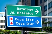 Sign on Atlantica Avenue - Rio de Janeiro city - Rio de Janeiro state (RJ) - Brazil