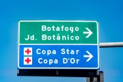 Sign on Atlantica Avenue - Rio de Janeiro city - Rio de Janeiro state (RJ) - Brazil