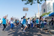 Academia Carioca da Terceira Idade Program, promoted by the Health Department of the City of Rio - Commemorative class on the 132nd Anniversary of Copacabana (1892-2024) - Rio de Janeiro city - Rio de Janeiro state (RJ) - Brazil