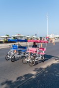 Pedal cart for rides on Atlantica Avenue closed for public leisure on Sundays - Rio de Janeiro city - Rio de Janeiro state (RJ) - Brazil