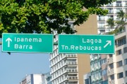 Sign on Atlantica Avenue - Rio de Janeiro city - Rio de Janeiro state (RJ) - Brazil