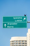 Sign on Atlantica Avenue - Rio de Janeiro city - Rio de Janeiro state (RJ) - Brazil