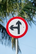 Sign on Atlantica Avenue - Rio de Janeiro city - Rio de Janeiro state (RJ) - Brazil