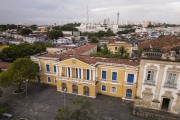 Picture taken with drone of the Episcopal Palace (former Carmelite Convent and current headquarters of the Archdiocese of Paraiba) - 16th century - Joao Pessoa city - Paraiba state (PB) - Brazil