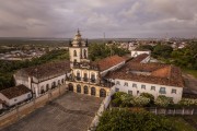 Picture taken with drone of the Sao Francisco Convent and Church (1588) - part of the Sao Francisco Cultural Center - Joao Pessoa city - Paraiba state (PB) - Brazil