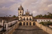 Picture taken with drone of the Sao Francisco Convent and Church (1588) - part of the Sao Francisco Cultural Center - Joao Pessoa city - Paraiba state (PB) - Brazil