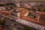 Picture taken with drone of the Church and Monastery of Sao Bento - Joao Pessoa city - Paraiba state (PB) - Brazil