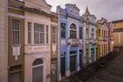 Picture taken with drone of old buildings in the historic center of Joao Pessoa - Joao Pessoa city - Paraiba state (PB) - Brazil