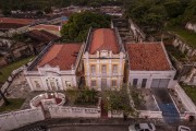 Picture taken with drone of the old Hotel Globo (1929), currently an art gallery - Joao Pessoa city - Paraiba state (PB) - Brazil