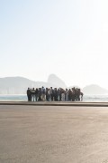 Group of young people around the statue of the poet Carlos Drummond de Andrade - Rio de Janeiro city - Rio de Janeiro state (RJ) - Brazil