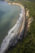 Picture taken with drone of Beach of Golfinhos Bay  - Tibau do Sul city - Rio Grande do Norte state (RN) - Brazil