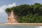 Cliffs in Beach of Golfinhos Bay  - Tibau do Sul city - Rio Grande do Norte state (RN) - Brazil