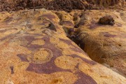 Detail of cliffs in Beach of Golfinhos Bay  - Tibau do Sul city - Rio Grande do Norte state (RN) - Brazil