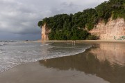 Cliffs in Beach of Golfinhos Bay  - Tibau do Sul city - Rio Grande do Norte state (RN) - Brazil