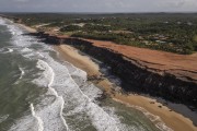 Picture taken with drone of Cancela Beach and Minas Beach - Tibau do Sul city - Rio Grande do Norte state (RN) - Brazil