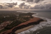 Picture taken with drone of Cancela Beach and Amor Beach - Tibau do Sul city - Rio Grande do Norte state (RN) - Brazil