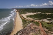 Picture taken with drone of Minas Beach - Tibau do Sul city - Rio Grande do Norte state (RN) - Brazil