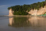 Cliffs in Beach of Golfinhos Bay  - Tibau do Sul city - Rio Grande do Norte state (RN) - Brazil