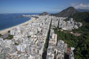 Aerial view of the Copacabana Beach waterfront - Rio de Janeiro city - Rio de Janeiro state (RJ) - Brazil