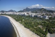 Aerial view of the Flamengo Beach - Rio de Janeiro city - Rio de Janeiro state (RJ) - Brazil