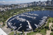 Aerial view of the Marina da Gloria (Marina of Gloria)  - Rio de Janeiro city - Rio de Janeiro state (RJ) - Brazil