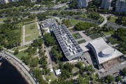 Aerial view of the Modern Art Museum of Rio de Janeiro (1948) - Rio de Janeiro city - Rio de Janeiro state (RJ) - Brazil