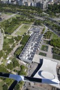 Aerial view of the Modern Art Museum of Rio de Janeiro (1948) - Rio de Janeiro city - Rio de Janeiro state (RJ) - Brazil