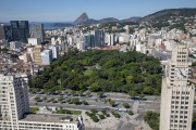 Aerial view of the Campo de Santana (1880) - Rio de Janeiro city - Rio de Janeiro state (RJ) - Brazil