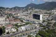 Aerial view of the Marques de Sapucai Sambadrome (1984)  - Rio de Janeiro city - Rio de Janeiro state (RJ) - Brazil