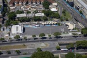 Aerial view of the Terreirao do Samba with the Presidente Vargas Avenue and the Zumbi dos Palmares Monument  - Rio de Janeiro city - Rio de Janeiro state (RJ) - Brazil